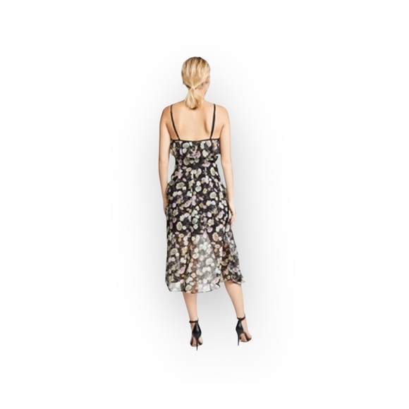 new Maison Talulah ஐ Playful Flounce Ruffled Chiffon Dress ஐ Floral Print ஐ S - Picture 4 of 16